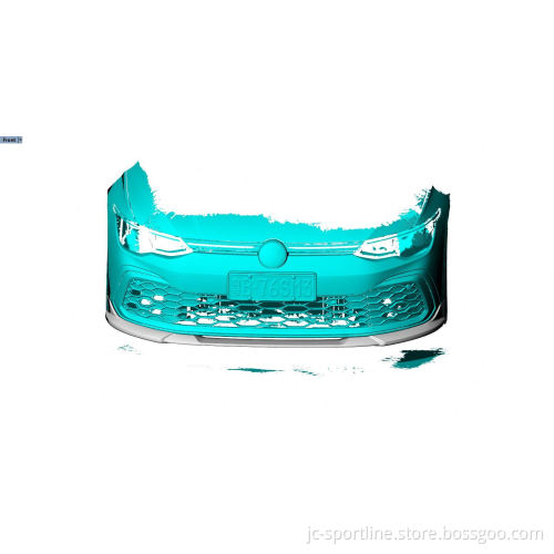 Carbon Fiber Front Lip Splitter for VW Golf VIII 8 GTI Hatchback 4-Door 2021-2023